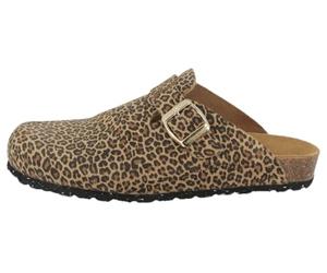 dresco Zabot, Zapatos Ciudad Mula Y Sabot Mujer, Leopardo, 36 EU