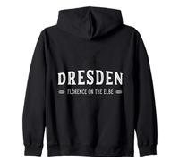 Dresde Florencia en el Elba Retro Sudadera con Capucha