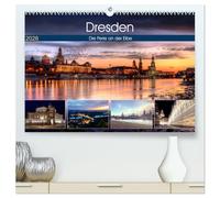 Dresden Die Perle an der Elbe (hochwertiger Premium Wandkalender 2026 DIN A2 quer), Kunstdruck in Hochglanz: Eindrücke von der Dresdener Altstadt