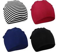 DRESHOW 4 PCS Bebé Beanie Sombrero Recién Nacidos Niño Pequeño Sombrero para Bebés Niños Gorros