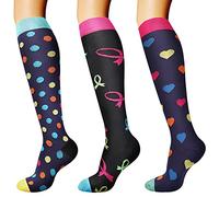 DRESHOW Calcetines de Compresión para Hombres y Mujeres Calcetines de Compresión es el Mejor para Running, Correr, Senderismo, Volar, Viajar