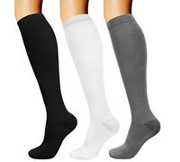 DRESHOW Calcetines de Compresión para Hombres y Mujeres Calcetines de Compresión es el Mejor para Running, Correr, Senderismo, Volar, Viajar