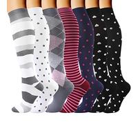 DRESHOW Calcetines de Compresión para Hombres y Mujeres Calcetines de Compresión es el Mejor para Running, Correr, Senderismo, Volar, Viajar