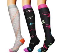 DRESHOW Calcetines de Compresión para Hombres y Mujeres Calcetines de Compresión es el Mejor para Running, Correr, Senderismo, Volar, Viajar