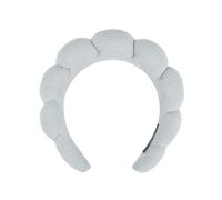 DRESHOW Diadema Spa para Mujeres Diadema con Esponja para Lavarse la Cara Nubes Suave Tejido de Rizo Diademas para el Cuidado de la Piel Maquillaje