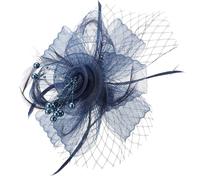 DRESHOW Fascinators Sombrero Tocados de Pinza para DL Pelo Cabeza de Mujer Novia para Fiesta Boda Moderno para Niñas y Mujeres