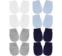 DRESHOW Guantes para Bebés Recién Nacidos Guantes de Algodón que No Se Rayan para 0-6 meses