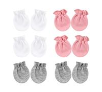 DRESHOW Guantes para Bebés Recién Nacidos Guantes de Algodón que No Se Rayan para 0-6 meses