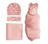 DRESHOW Manta Bebé Recien Nacido Manta de Arrullo Cobija Manta Envolvente para Swaddle Bebés 0-3 Meses