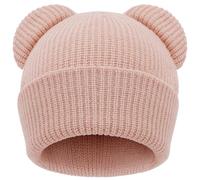DRESHOW Toddler Beanie Gorro Invierno Bebés bebés Soft Knit Orejas de Oso Adorables Sombrero para Niños Niñas Gorro Cálido Beanies para 0-6 Meses