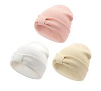 DRESHOW Toddler Beanie Gorro Invierno Bebés Bebés Soft Knit Unisex Lazo Sombrero para Niños Niñas Gorro Cálido Beanies para 6-36 Meses
