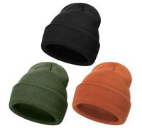DRESHOW Toddler Beanie Kids Invierno Sombreros Niños Soft Knit Unisex Sombrero para Bebé Niños Niñas Gorro Cálido Beanies para 2-6 Años