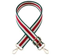 Dresime Correa Bolso De 3,8cm De Ancho, 80-130cm Ajustable Repuesto Correa Para Bolso, Con MosquetóN Universal Correa Bolso Bandolera, Correa Bolso Negra & Colorido, Accesorios De Bolso De Bricolaje D