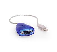 Dresmannst USBGear 12 Inch USB to Serial RS-232 DB-9 Pin Adapter with FTDI Chipset for Windows 10, 8, 7 and Mac Systems - Use for Laptop Serial Port, PDA, GPS, Modems, Routers and More