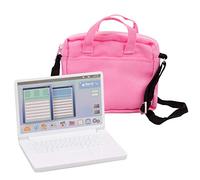 Dress Along Dolly Metal Ordenador portátil con Llevar Bolso para American Girl y Otras 18 muñecas sostenible construcción en Metal