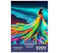 Dress Beauty 1000 Pièce Puzzle Jeu De Famille Classique Jigsaws Défi Couleur Pour Cadeaux De Voyage, Présent 70x50cm/1000pcs