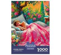 Dress Beauty Puzzle Imposible Desafío Extremo Adultos Niños 1000 Piezas Arte Moderno Cumpleaños Regalo Brain Teaser Mindfulness Activity 70x50cm/1000pcs