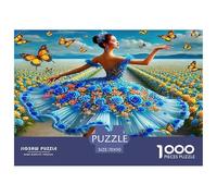Dress Beauty Puzzles 1000 Piezas para Adultos Puzzle Juego for The Whole para Mujeres, Regalos para Hombres Cartón 100% Reciclado Decoración del Hogar 70x50cm/1000pcs