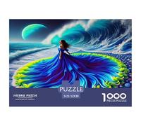 Dress Beauty Rompecabezas 1000 Pieza para Adultos Puzzle Juego for The Whole para Mujeres, Regalos para Hombres Cartón 100% Reciclado Decoración del Hogar 52x38cm/1000pcs
