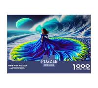 Dress Beauty Rompecabezas 1000 Piezas para Adultos Puzzle Juego for The Whole para Mujeres, Regalos para Hombres Cartón 100% Reciclado Decoración del Hogar 38x26cm/1000pcs