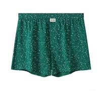 Dress Down Everyday Comfort in Loose Fit - Calzoncillos tipo bóxer para hombre con estampado de lunares (verde L)