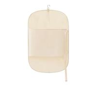 Dress Garment Bag - Space Saving Organizer For Hanging Storage | Twill Fabric Nylon Mesh With Strap Metal Hook, Breathable Clothes Cover For Closet Travel Coats Dresses Sweaters