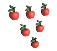 Dress It Up Buttons and Embellishments - Botones "The Apple of My Eye!" - 6 piezas - Manzana