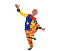 DRESS ME UP Disfraz Payaso Hombre Mujer Circo Cumpleaños Niños TALLA S/M L204