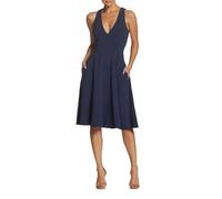 Dress The Population Catalina - Vestido Midi sin Mangas para Mujer, Azul Medianoche, XL