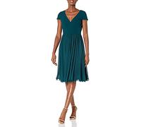 Dress The Population Corey - Vestido Midi Acampanado para Mujer, Pino, XX-Large