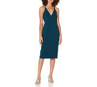 Dress The Population Lyla - Vestido Ajustado sin Mangas para Mujer - Azul - Medium