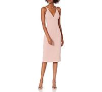Dress The Population Lyla - Vestido Ajustado sin Mangas para Mujer - Rosa - Medium