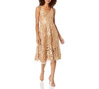 Dress The Population para Mujer 1405-1201 Sin Mangas Vestido - - X-Large