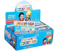Dress Up America 6 Color Safe and Non Toxic Crayons Casepack For Face And Body