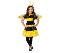 Dress Up America Abejorro Disfraz para Niña - Halloween Queen Bee Traje de Niños