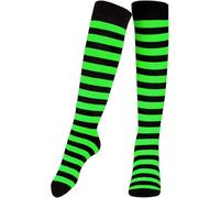 Dress Up America Algodón Rayas Calcetines para Niños - por la Rodilla Niña &