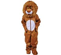 Dress Up America Aterrador con Peluche León Peludo Cabeza Disfraz - Juego de Rol
