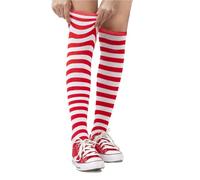 Dress Up America Calcetines De Algodón A Rayas Para Adultos - Calcetines A Rayas Hasta La Rodilla Para Hombre Y Mujer - Elegantes Y Cómodos