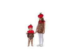 Dress Up America Chocolate sumergido traje de fresa para niños - Producto viene completo con: Burbuja y sombrero (6-12 meses)