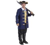 Dress Up America Conjunto de Disfraz Aristocrático Colonial para Hombres para Adultos - Conjunto de Vestimenta de Aristócrata Colonial para Juegos de Rol, Eventos y Diversión