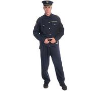 Dress Up America Conjunto de Disfraz de Oficial de Policía para Adultos - Conjunto de Disfraz de Oficial de Policía para Juegos de Rol, Eventos y Diversión