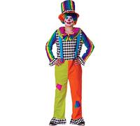 Dress Up America Conjunto de Disfraz de Payaso Alegre para Adultos - Conjunto de Vestirse de Payaso Alegre para Juegos de Interpretación de Roles, Eventos y Diversión