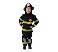 Dress Up America Disfraz De Bombero De Lujo Para Niños: Disfraz Para Juego De Rol (Casco Incluido)