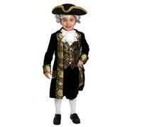 Dress Up America Disfraz de George Washington para Niños - Atuendo Colonial Histórico y Conjunto de Disfraz Infantil