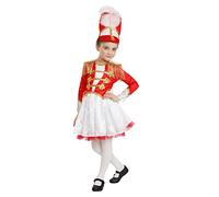 Dress Up America Disfraz de Majorette para Niñas de Banda de Guerra y Tambor - Hermoso Conjunto de Disfraz para Juego de Rol