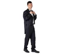 Dress Up America Disfraz De Mayordomo Para Adulto - Conjunto De Esmoquin Negro - Traje De Frac Para Hombre