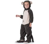 Dress Up America Disfraz de Mono para Niños Pequeños - Lindo Disfraz de Mico Marrón para Bebés e Infantes - Mameluco de Peluche de Animal para Halloween