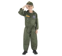 Dress Up America Disfraz de Pilotoo de la Fuerza aérea de niños