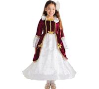 Dress Up America Disfraz de Princesa para Niñas - Renacimiento Vestido Princesa