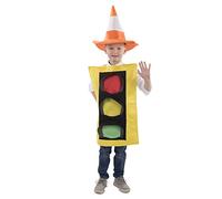 Dress Up America Disfraz de semáforo y Sombrero de Cono de Seguridad Unisex niños